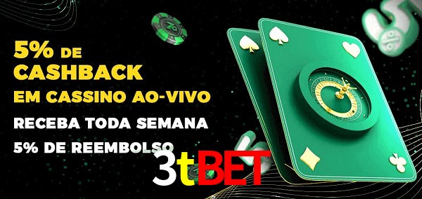 Promoções do cassino ao Vivo 3tbet